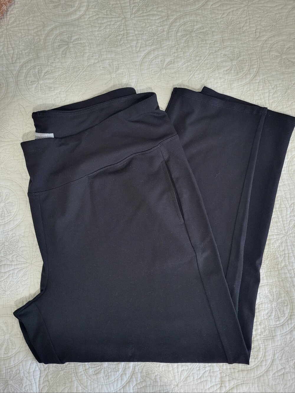 Habitat Black High-Waist Stretch Leggings, Size XL - Picture 3 of 6